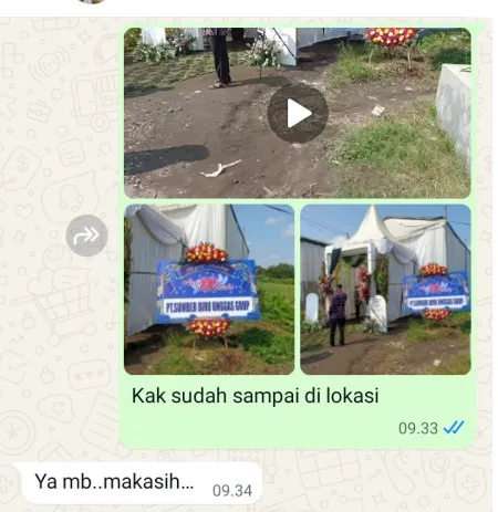 Pengiriman Karangan Bunga Bakti Jaya