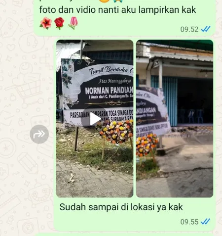 Pengiriman Karangan Bunga Bakti Jaya