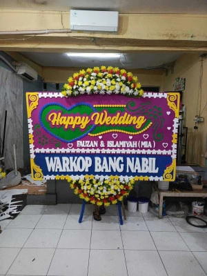 Papan Bunga di Bakti Jaya
