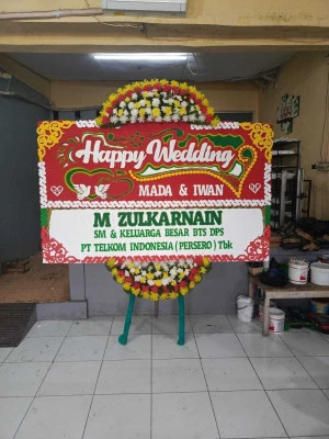 Papan Bunga di Bakti Jaya