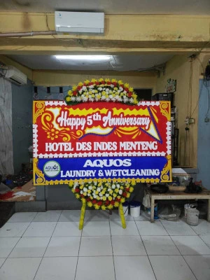 Papan Bunga di Bakti Jaya