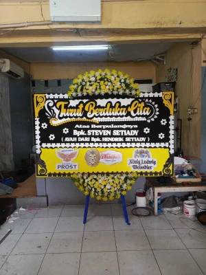 Papan Bunga di Bakti Jaya