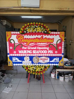 Papan Bunga di Bakti Jaya