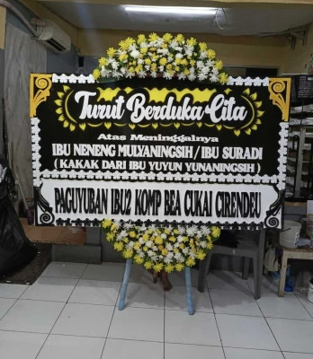 Papan Bunga di Bakti Jaya