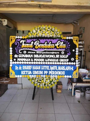 Papan Bunga di Bakti Jaya
